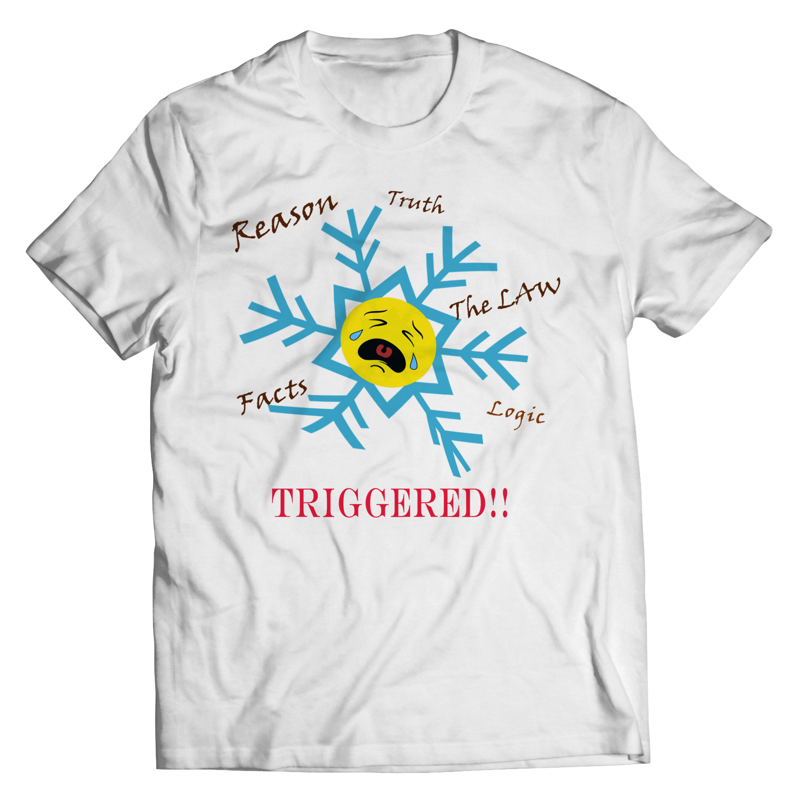 New Triggered Snowflake-black text